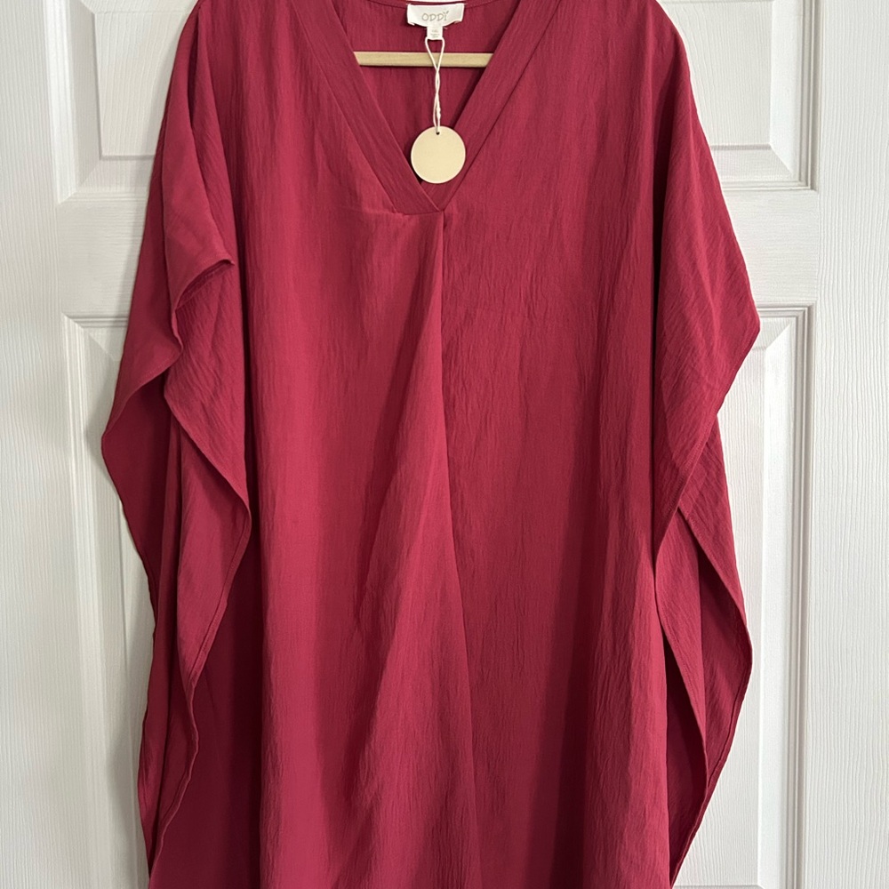 ODDY Rich Red Women's Tunic
